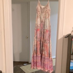 Camilla floor length dress with pockets